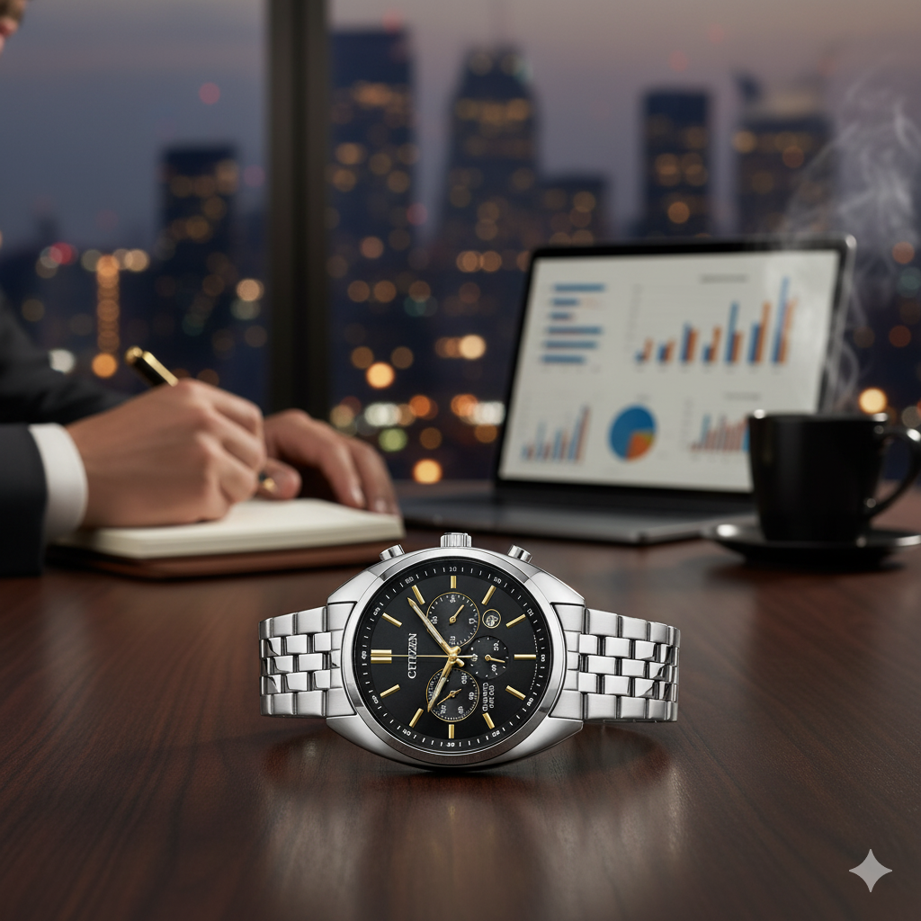 Relógio Citizen AN8210-56E Cronógrafo de Quartzo