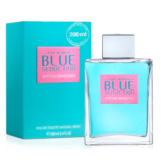 Perfume Antonio Banderas Blue Seduction EDT Feminino 200ml