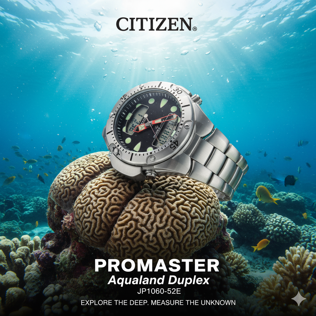 Relógio Citizen Promaster Aqualand Duplex JP1060-52E