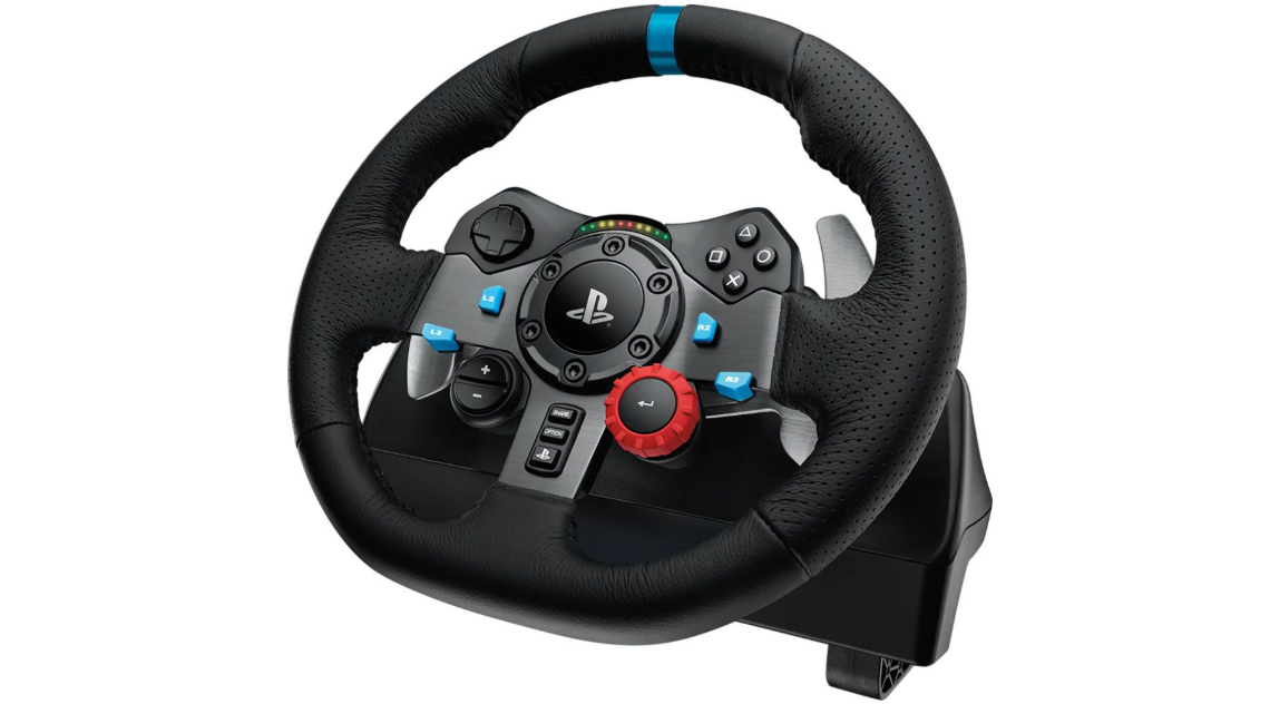 Kit Volante + Acelerador Logitech G29 Driving Force para PS3/PS4/PS5/PC (941-000111)