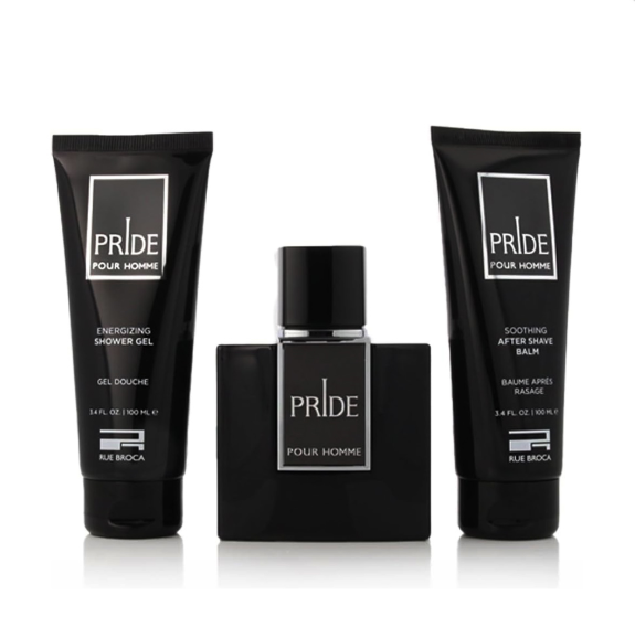 Kit Perfume Afnan Rue Broca Pride Pour Homme 3pcs
