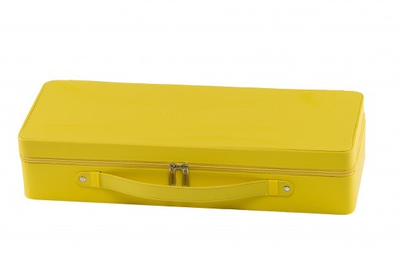Caixa Invicta em Couro Sintético para 16 Relógios Amarelo