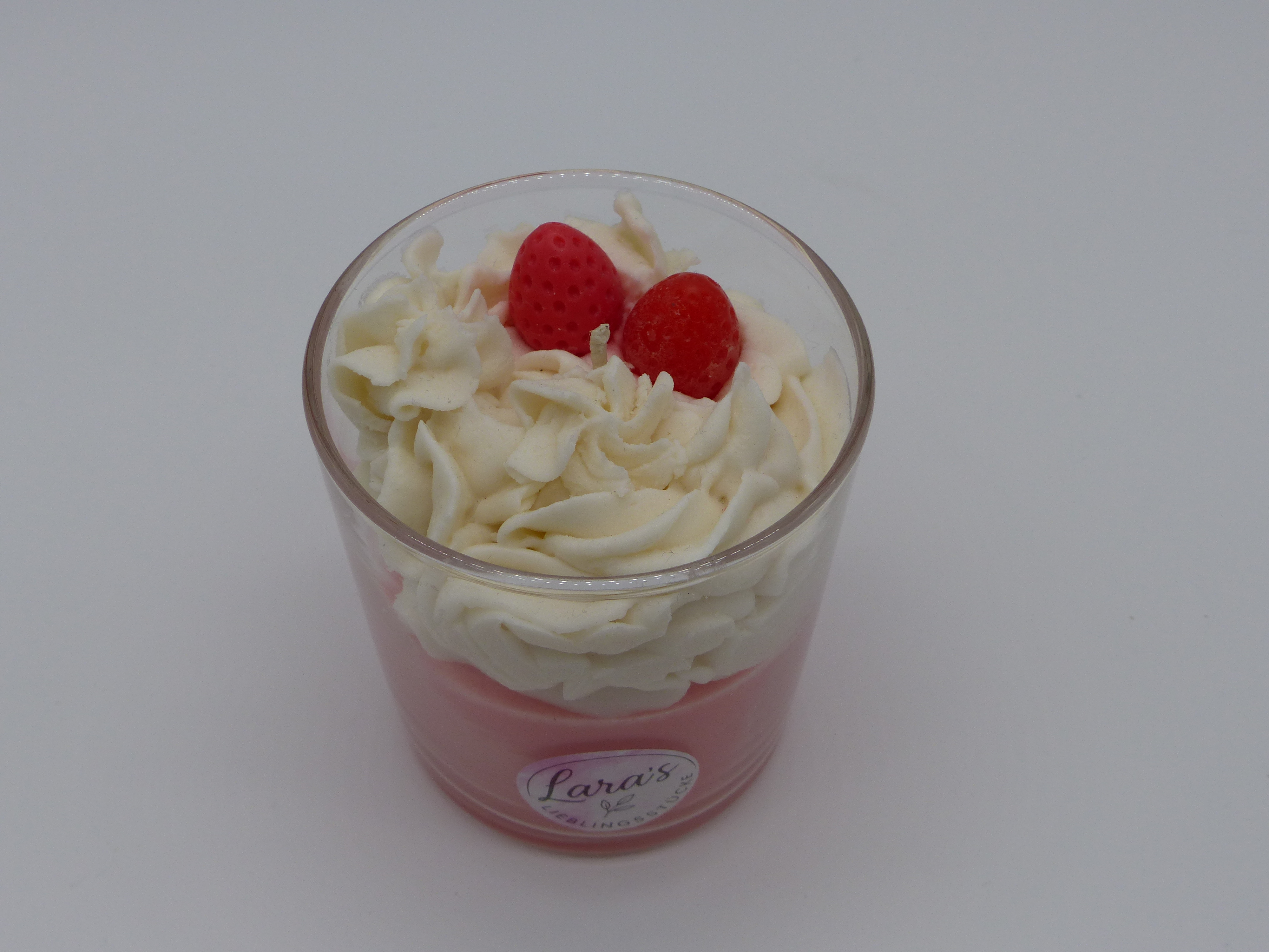 Erdbeere Kerze  