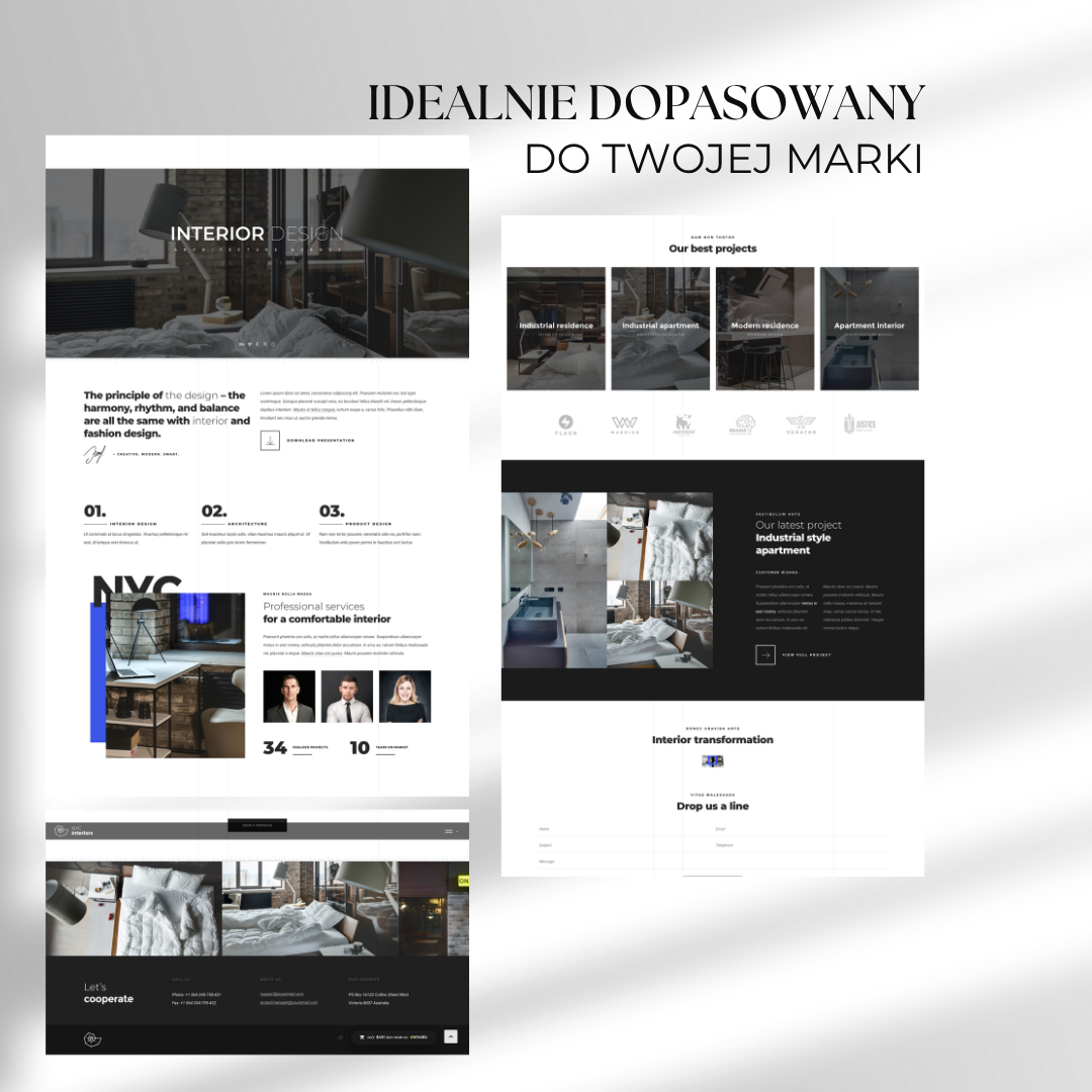 🚀 Profesjonalna strona internetowa - wzór 5