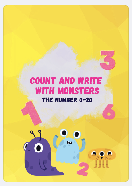 ✅ Gotowy produkt z licencją do odsprzedaży: Zeszyt ćwiczeń do nauki liczenia i pisania po angielsku