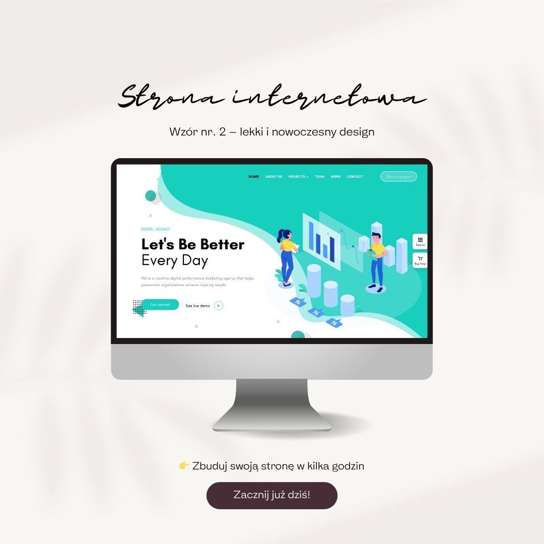 🚀 Profesjonalna strona internetowa - wzór 2