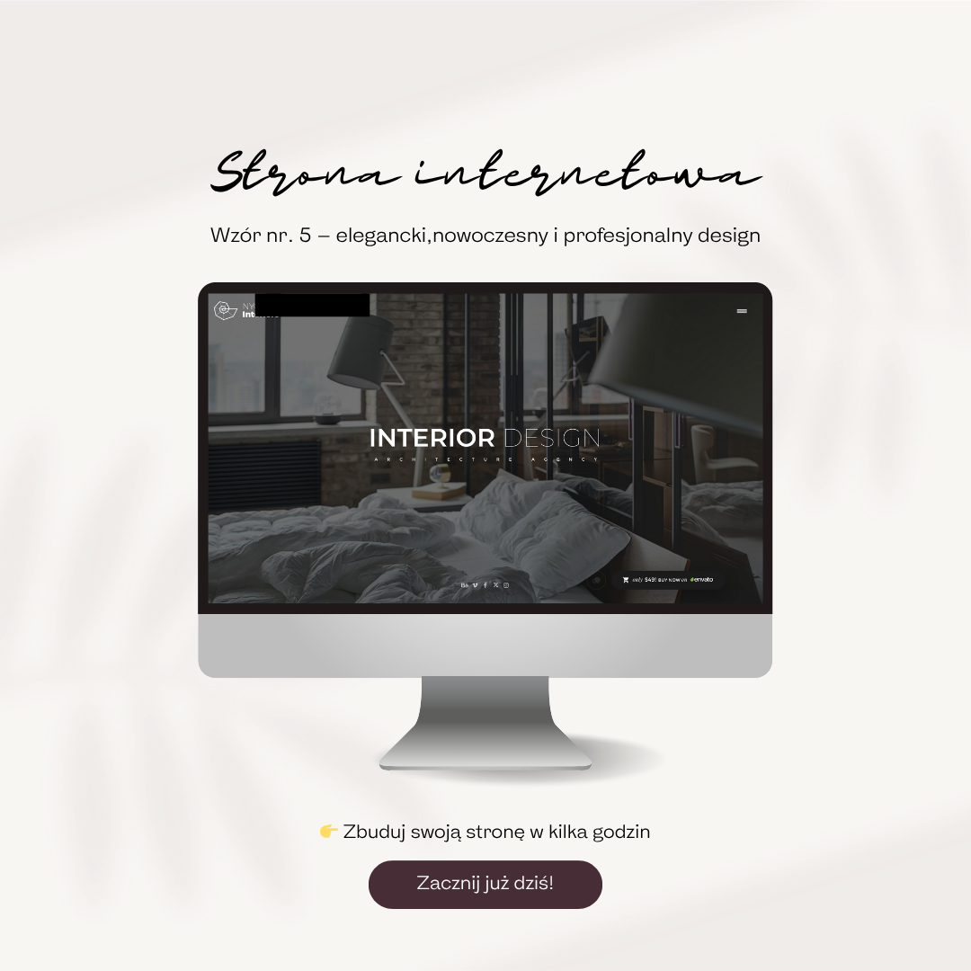 🚀 Profesjonalna strona internetowa - wzór 5