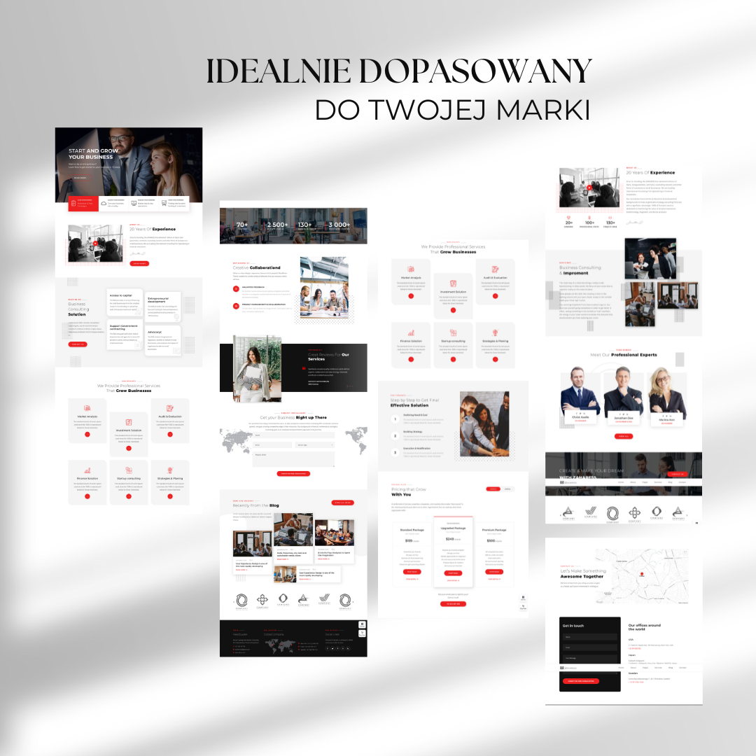 🚀 Profesjonalna strona internetowa - wzór 3