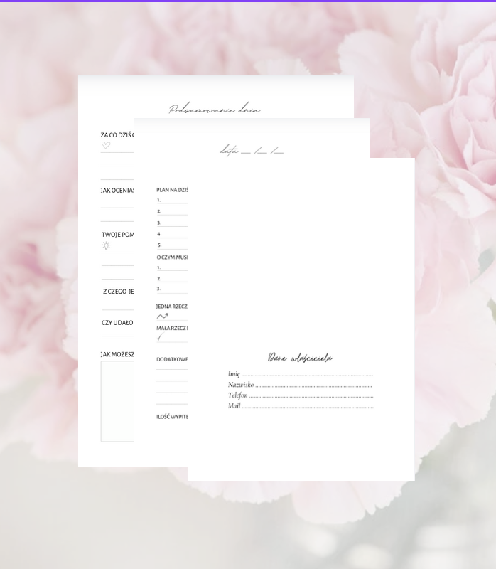 🎯 Celownik 2026  → Osiągnij swój cel! Okładka ✨ Blush Aura