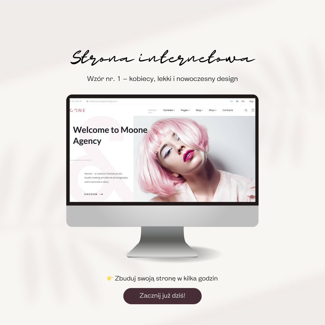 🚀 Profesjonalna strona internetowa - wzór 1