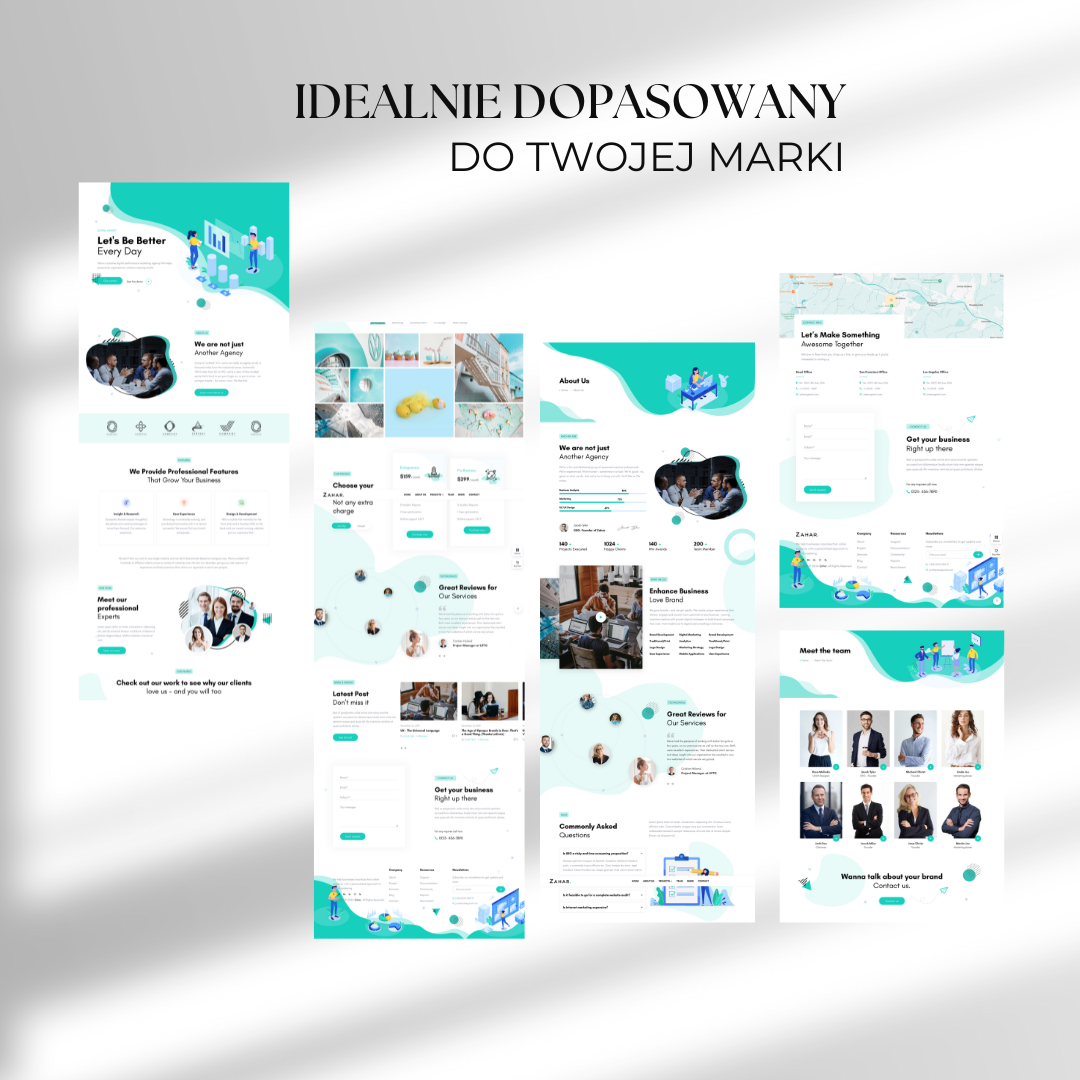 🚀 Profesjonalna strona internetowa - wzór 2