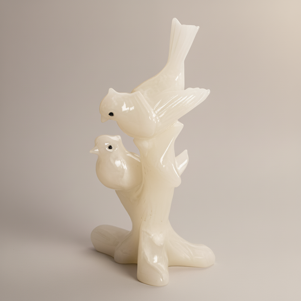 Porcelain Bird Figurine
