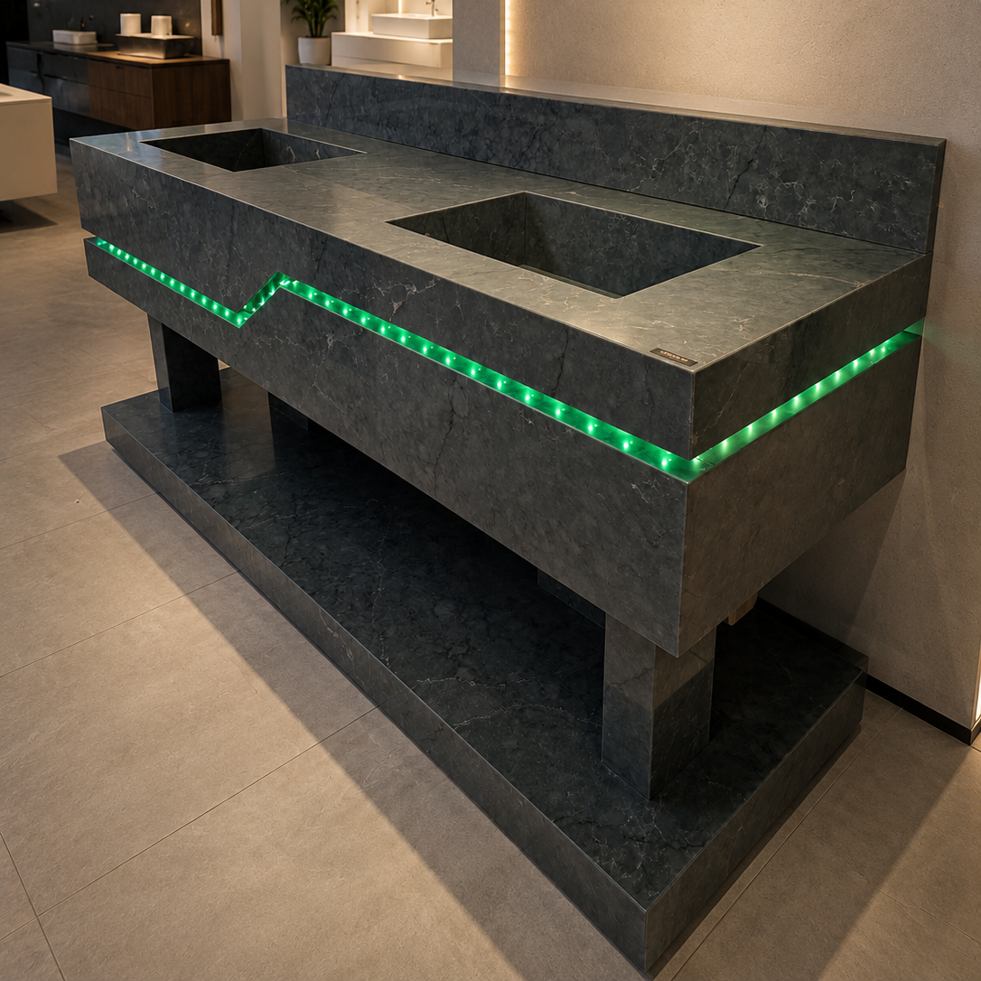 Modern Double Sink Vanity