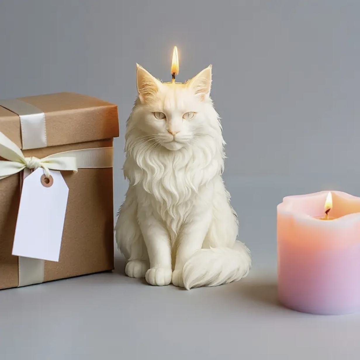 Cat Shaped Candle