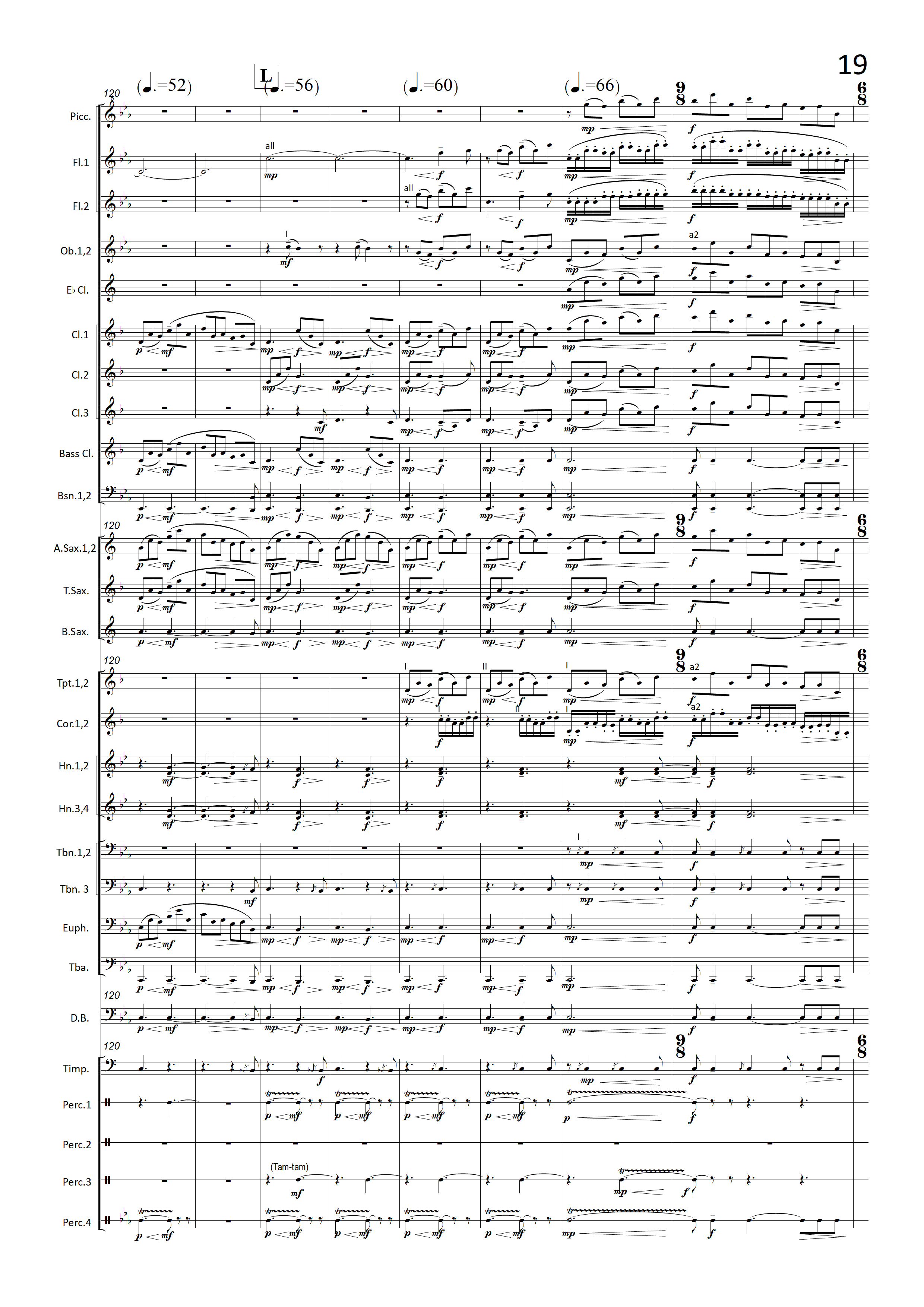 Song of the Sea (海之歌) for Wind Orchestra / Concert Band