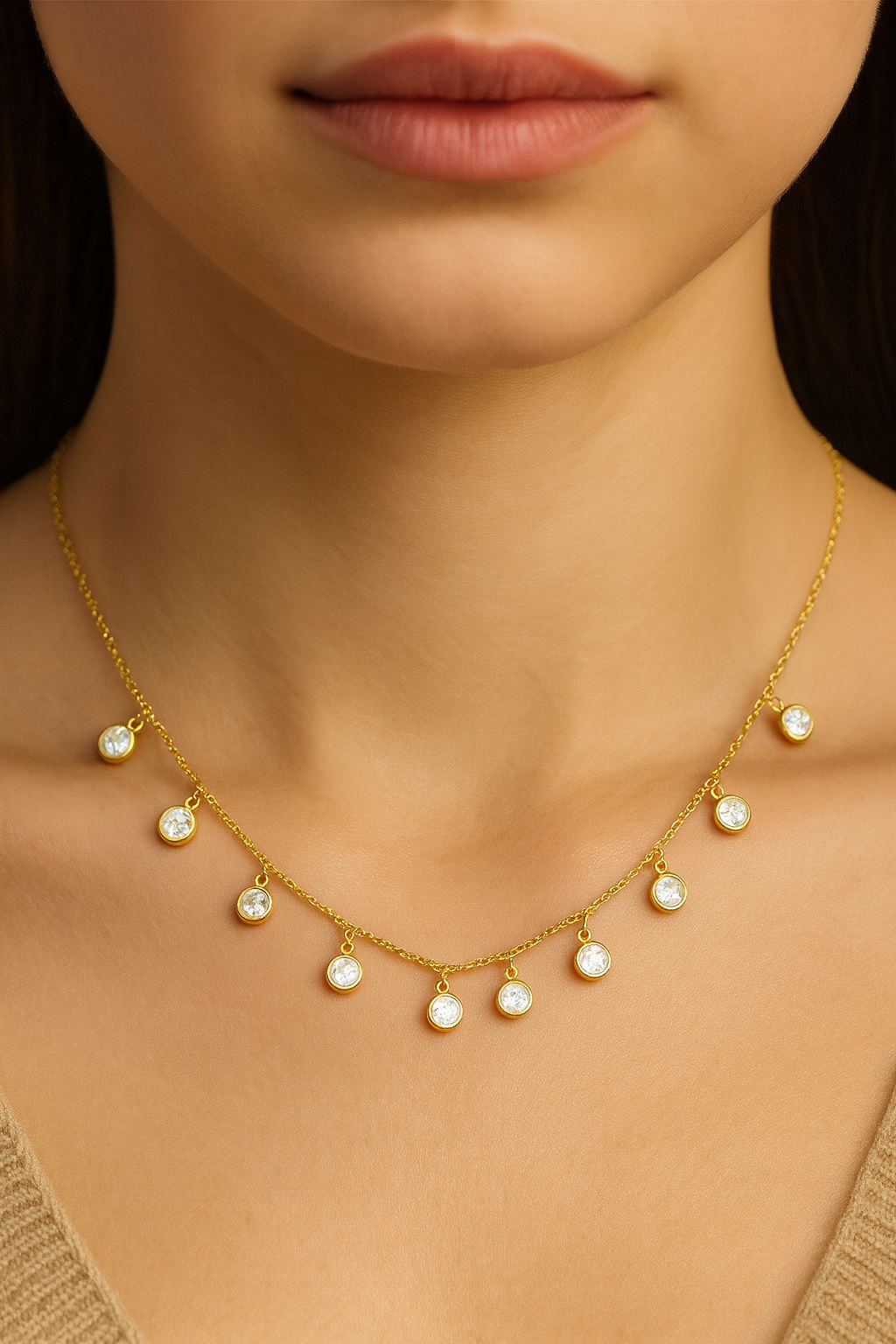 Twinkle Drop Necklace