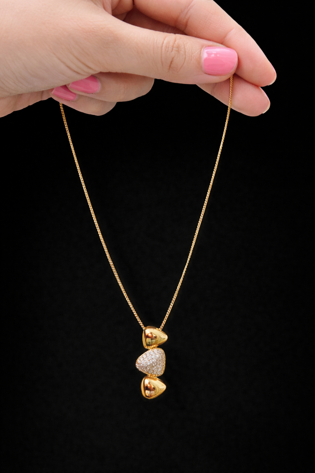 💖 Trinity Heart Necklace