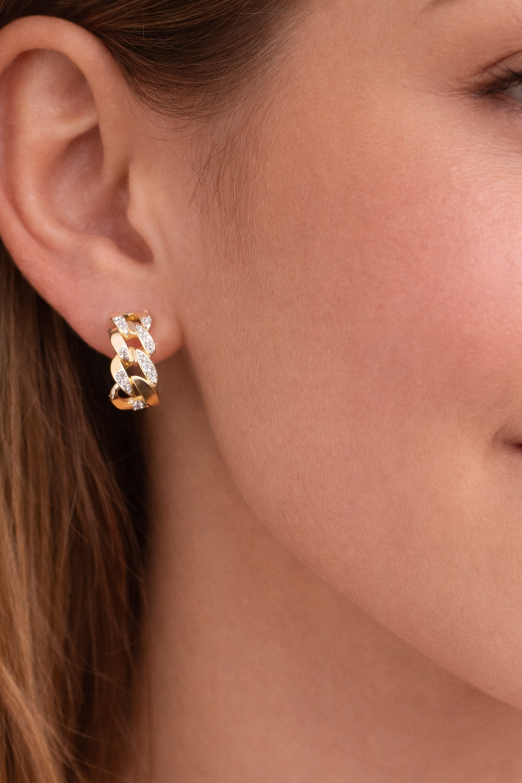 Lunaah Twisted Spark Hoops