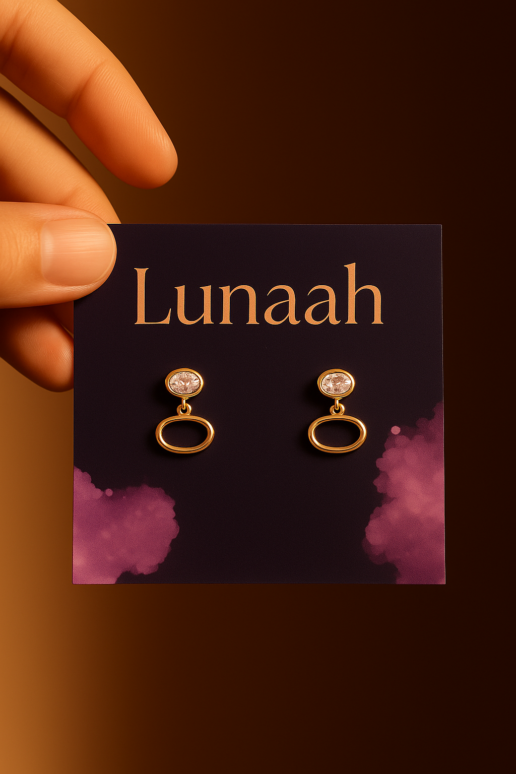 Luna Loop Drop Studs