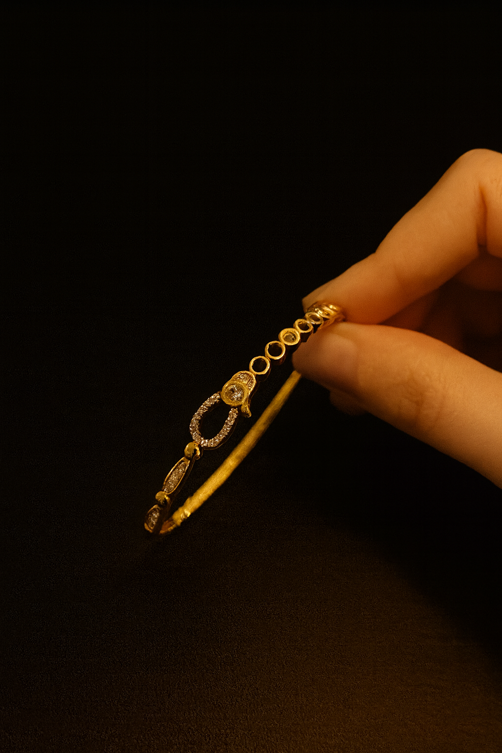 Penguin Charm Kada Bangle