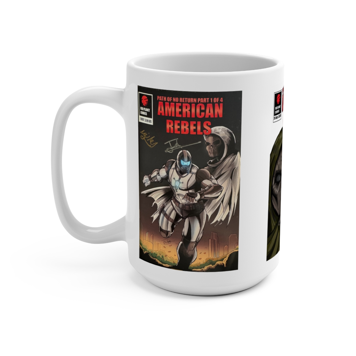 Another version of The American Rebels Graphic Novel Mug