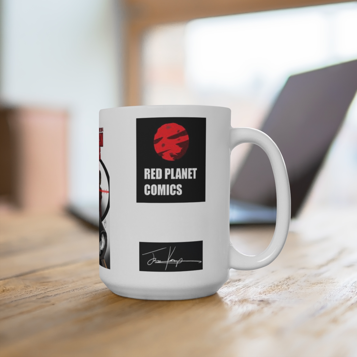 Another version of The American Rebels Graphic Novel Mug