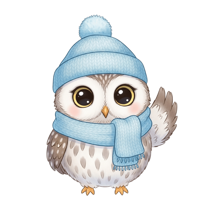 Free Winter Owl Clipart