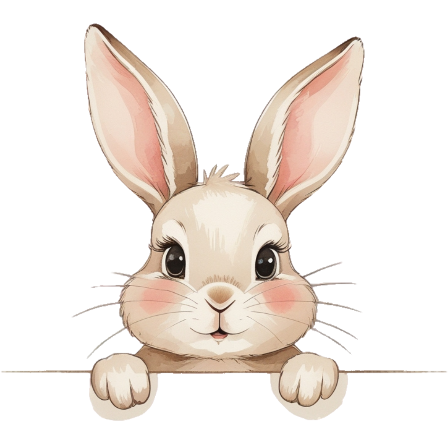 Peekaboo Bunny Face
