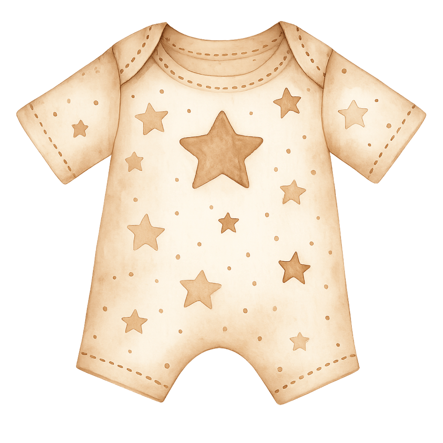 Free Baby Star Onesie Clipart