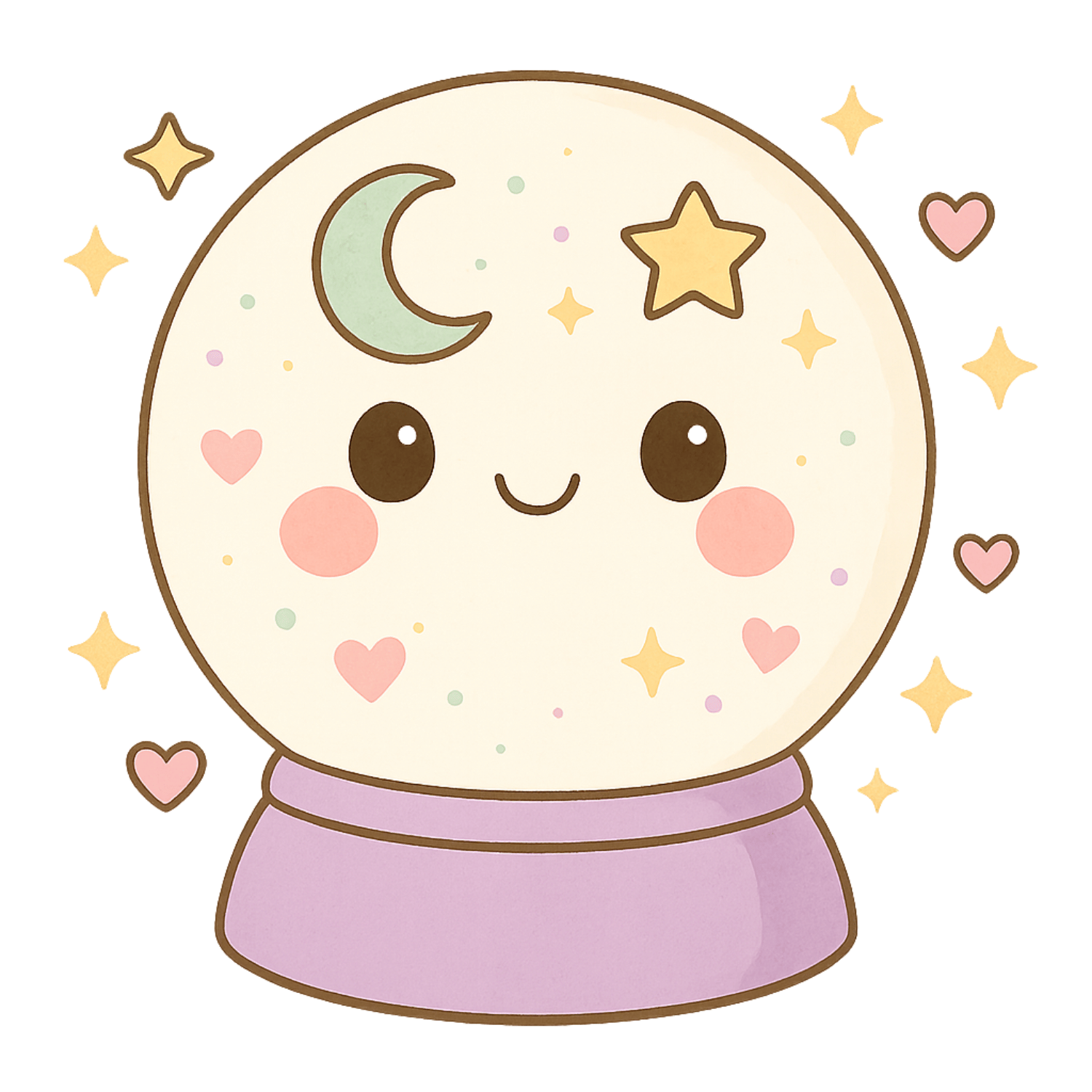 Free Halloween Crystal Ball Clipart (PNG, 300 DPI)