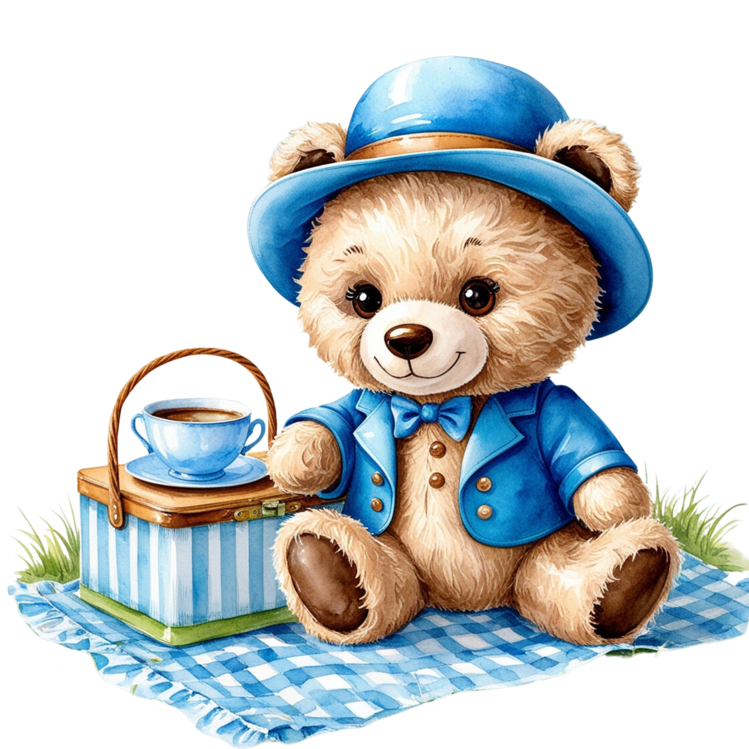 Teddy Bear Picnic on a Blanket