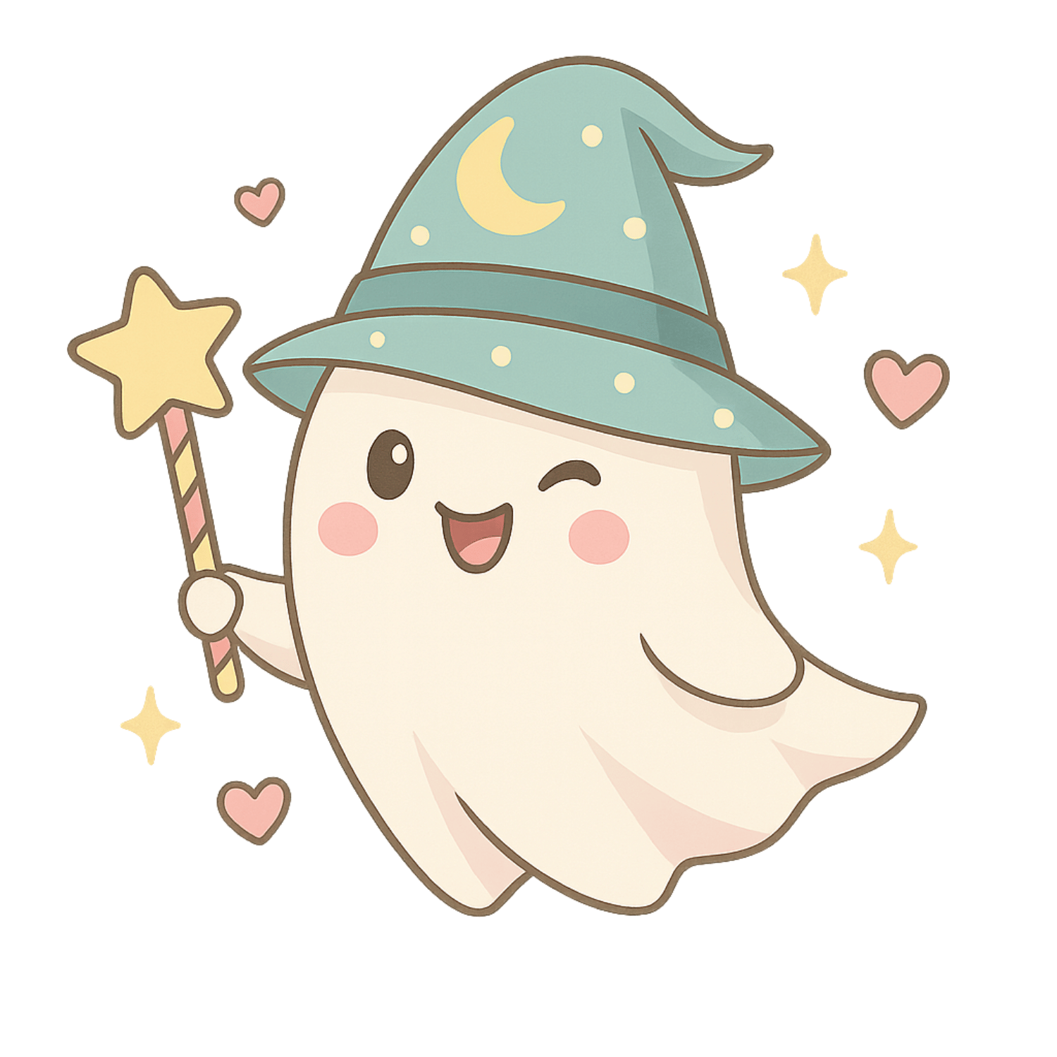 Free Halloween Ghost Clipart (PNG, 300 DPI)