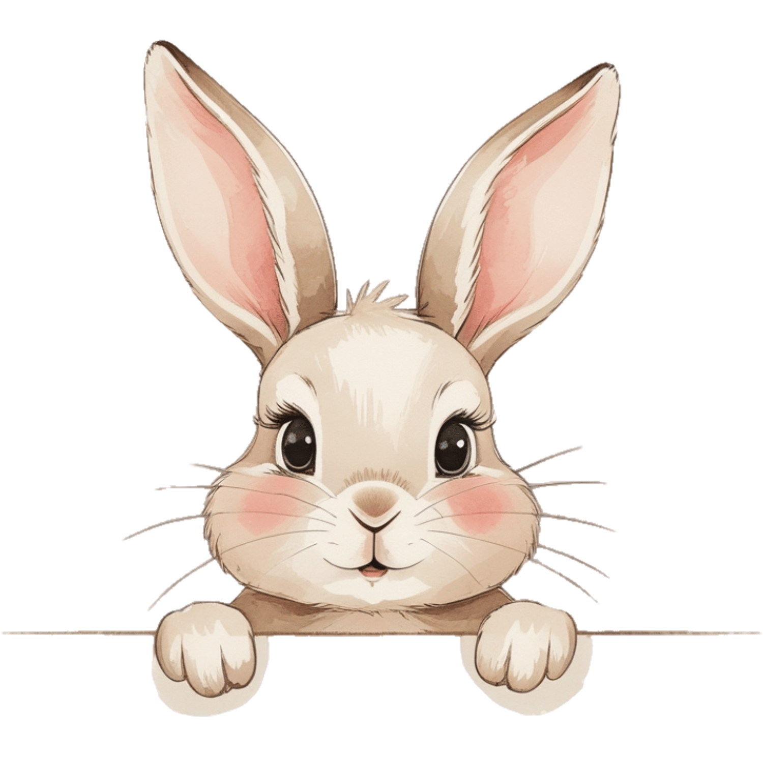 Free Bunny Face Clipart