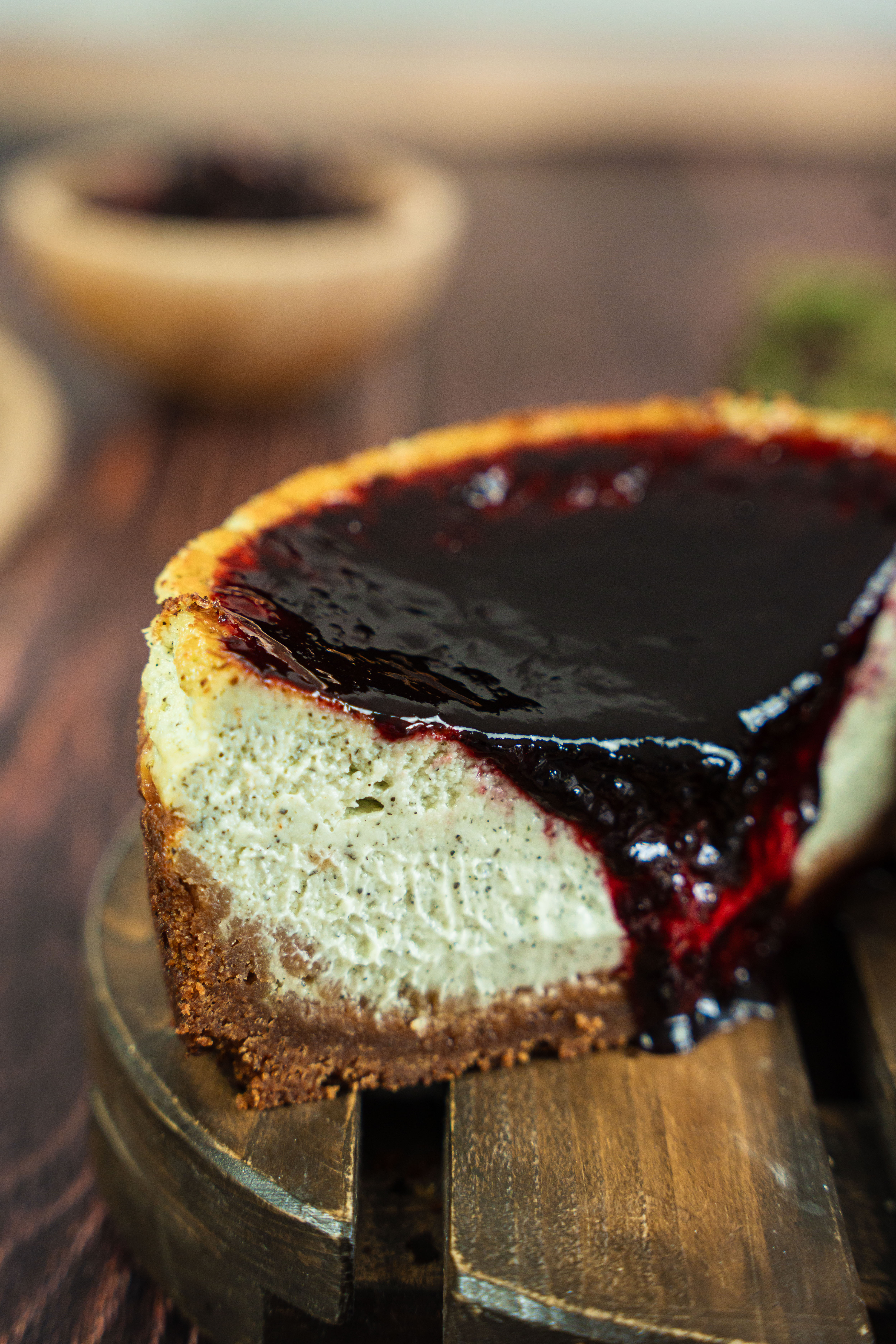 Cheesecake au "Gboman/Grande Morelle"