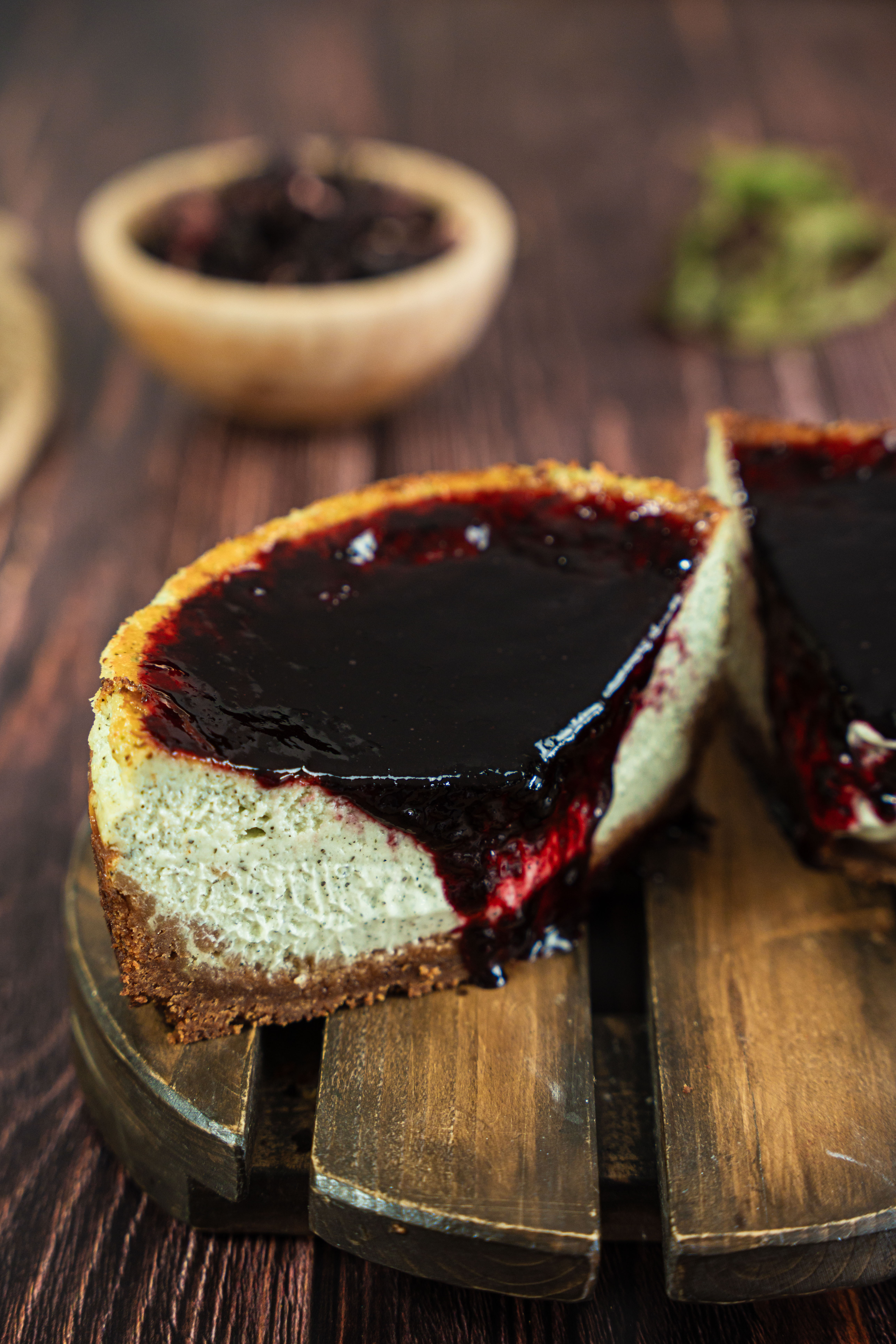 Cheesecake au "Gboman/Grande Morelle"