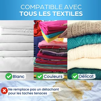 Lessive Écologique Réutilisable avec Billes de Magnésium – 350 Lavages – Alternative Zéro Déchet 🌍