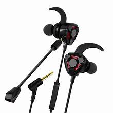 Gaming Wired Earbuds with Detachable Microphone