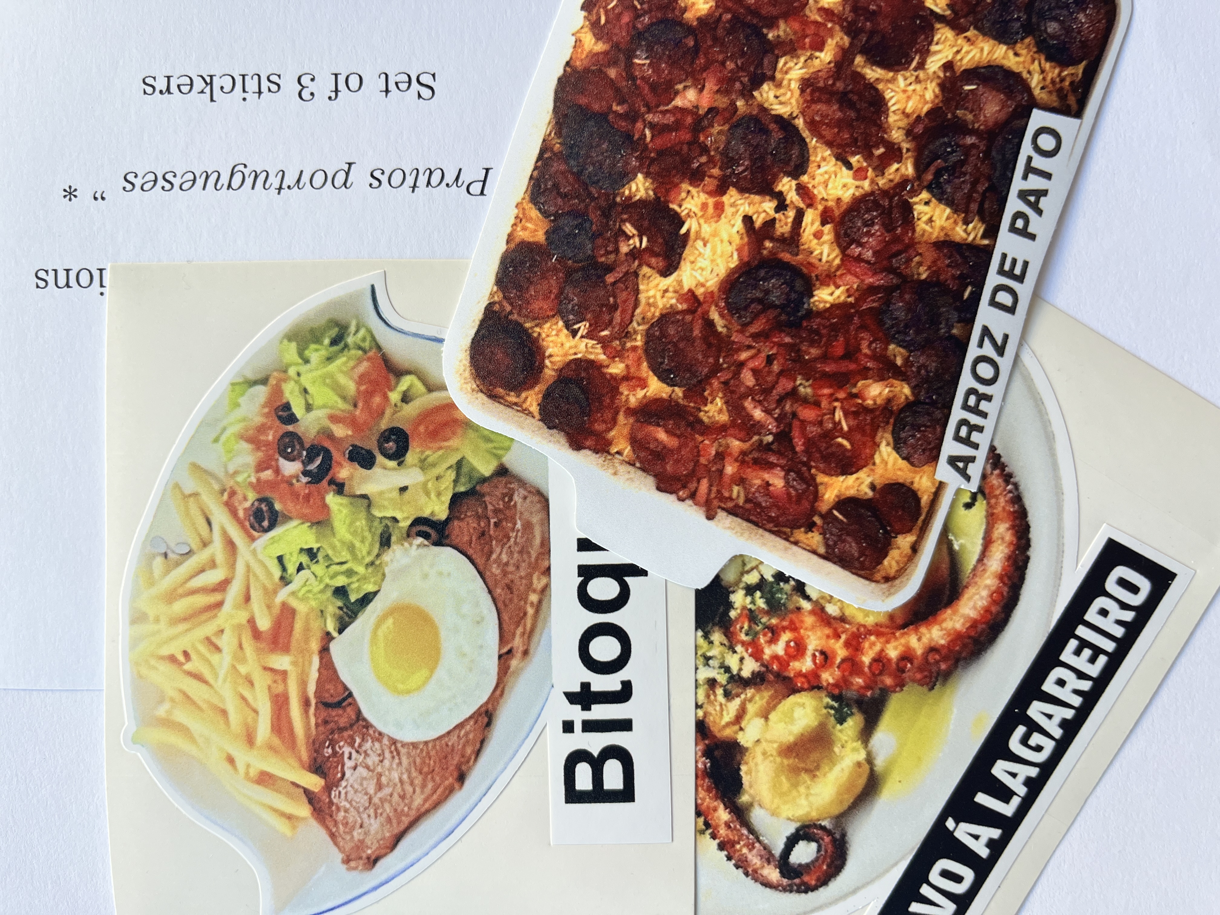 Stickers "Pratos portugueses"