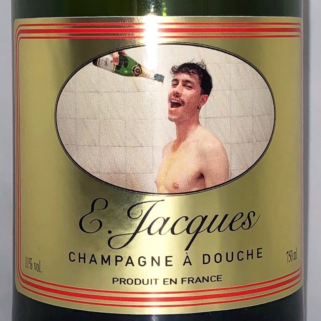 Champagne for shower - Champagne à douche