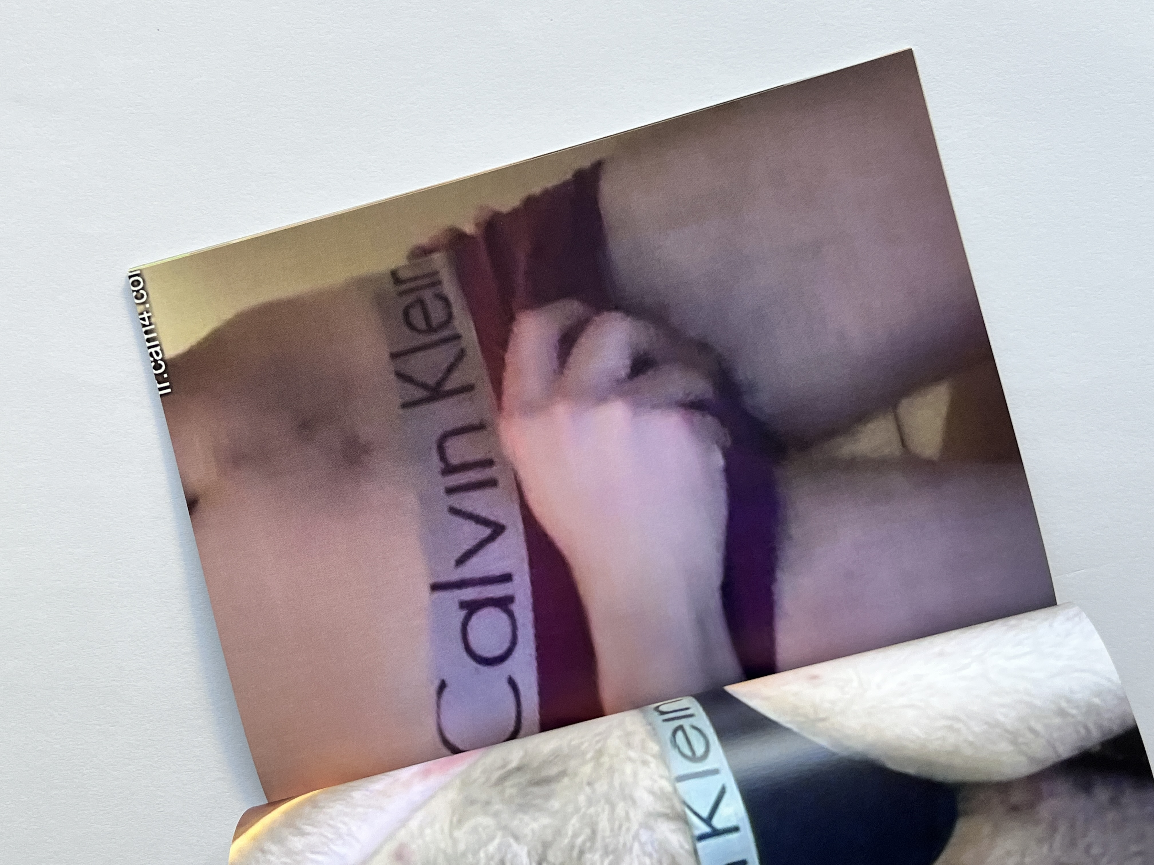 Zine Calvin Klein underwear (parody)