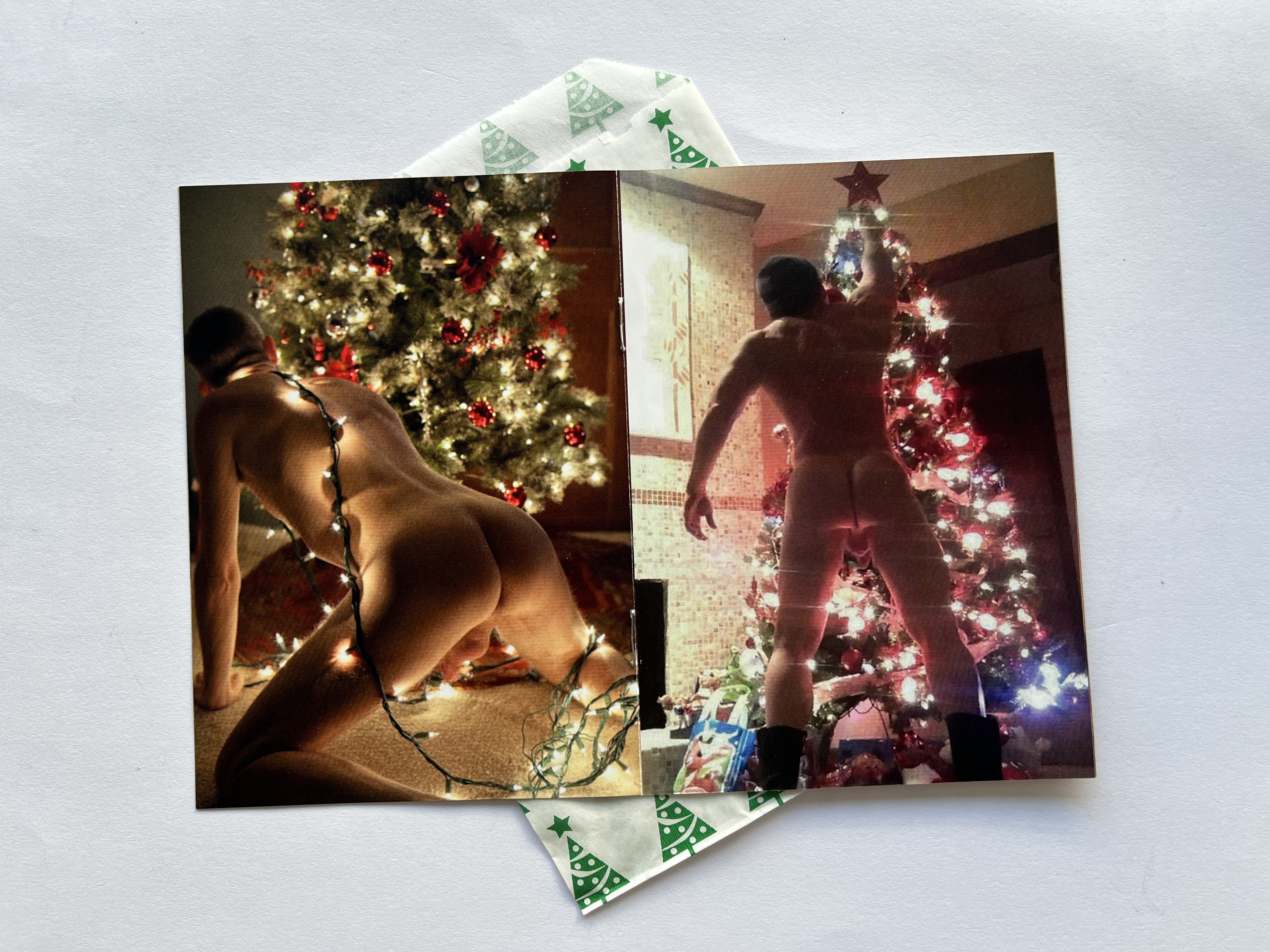 Zine Men love Xmas trees