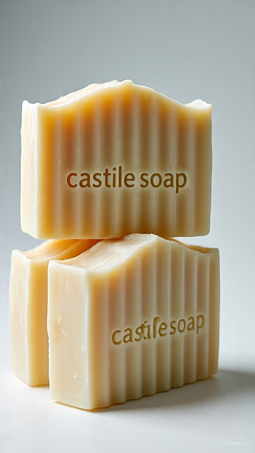 Castile Soap Bars For Face and Body - 3 Bars 