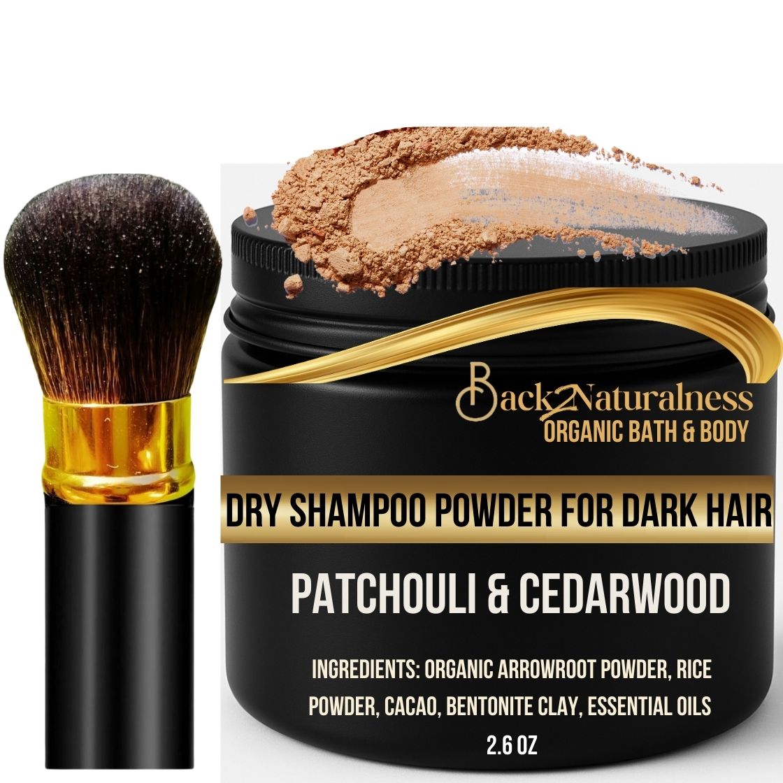 Dry Shampoo Powder for Dark Hair