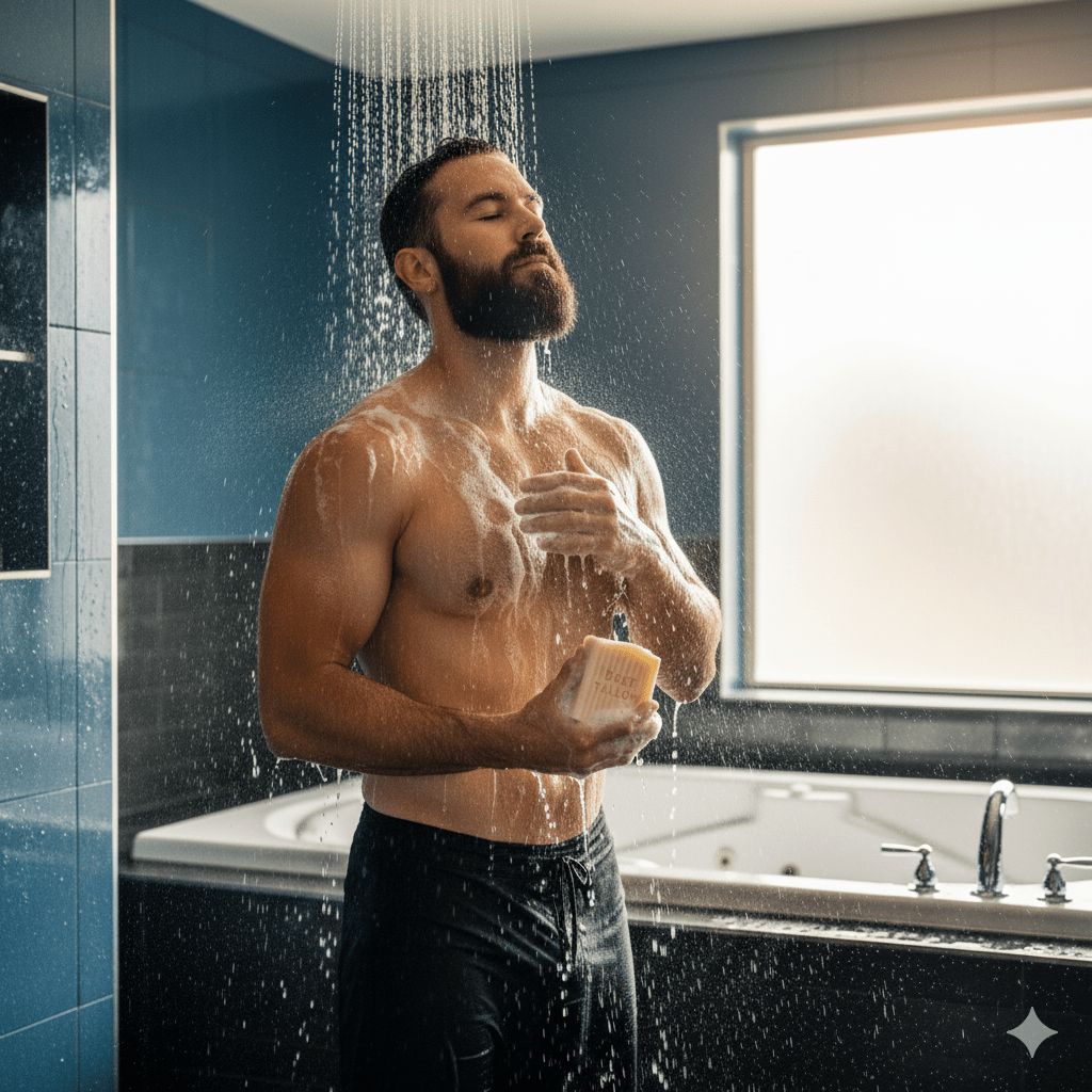 Beef Tallow Bar Soap – For Men & Women, All Skin Types, for Face & Body (1 Pack)