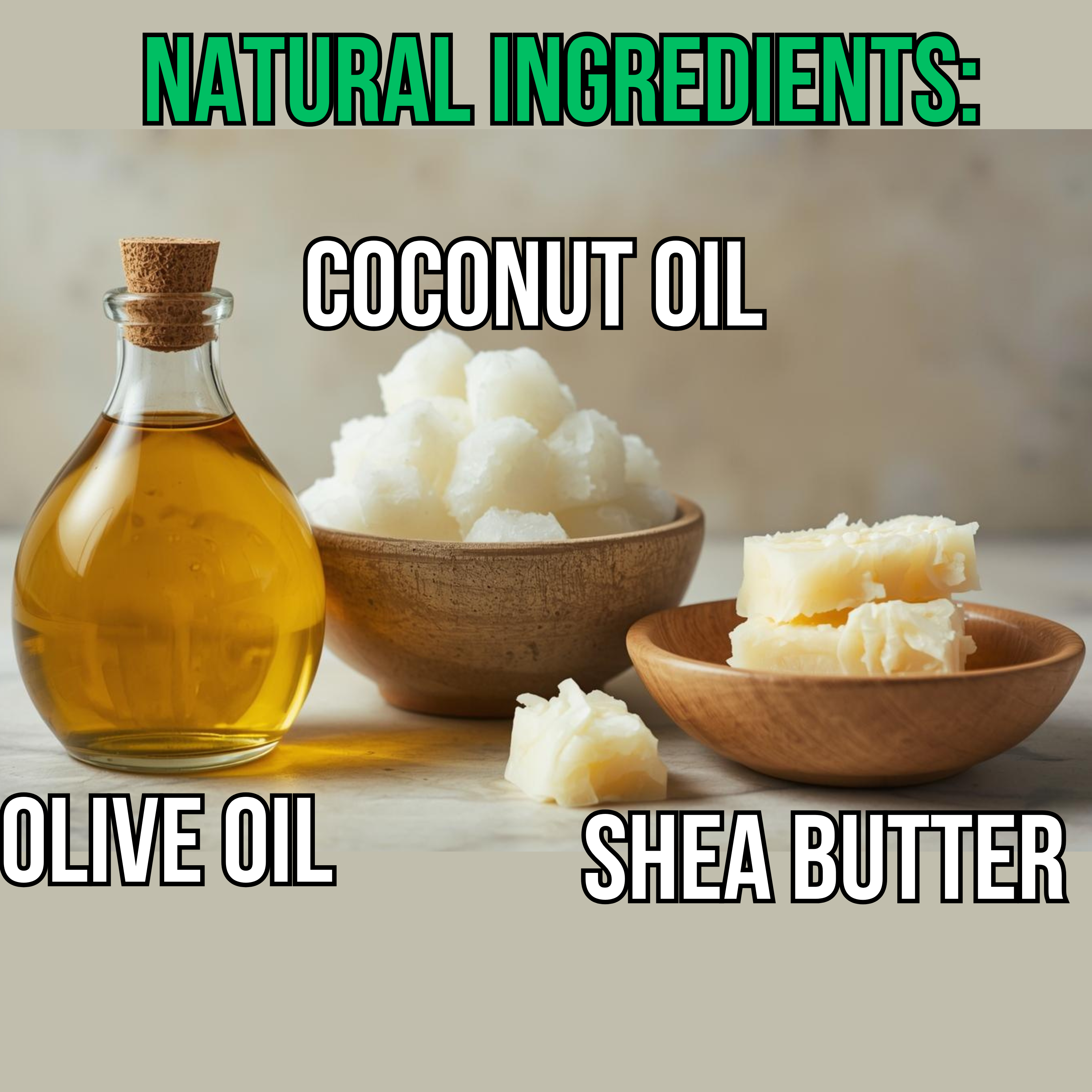 Castile Soap Bars For Face and Body - 3 Bars 