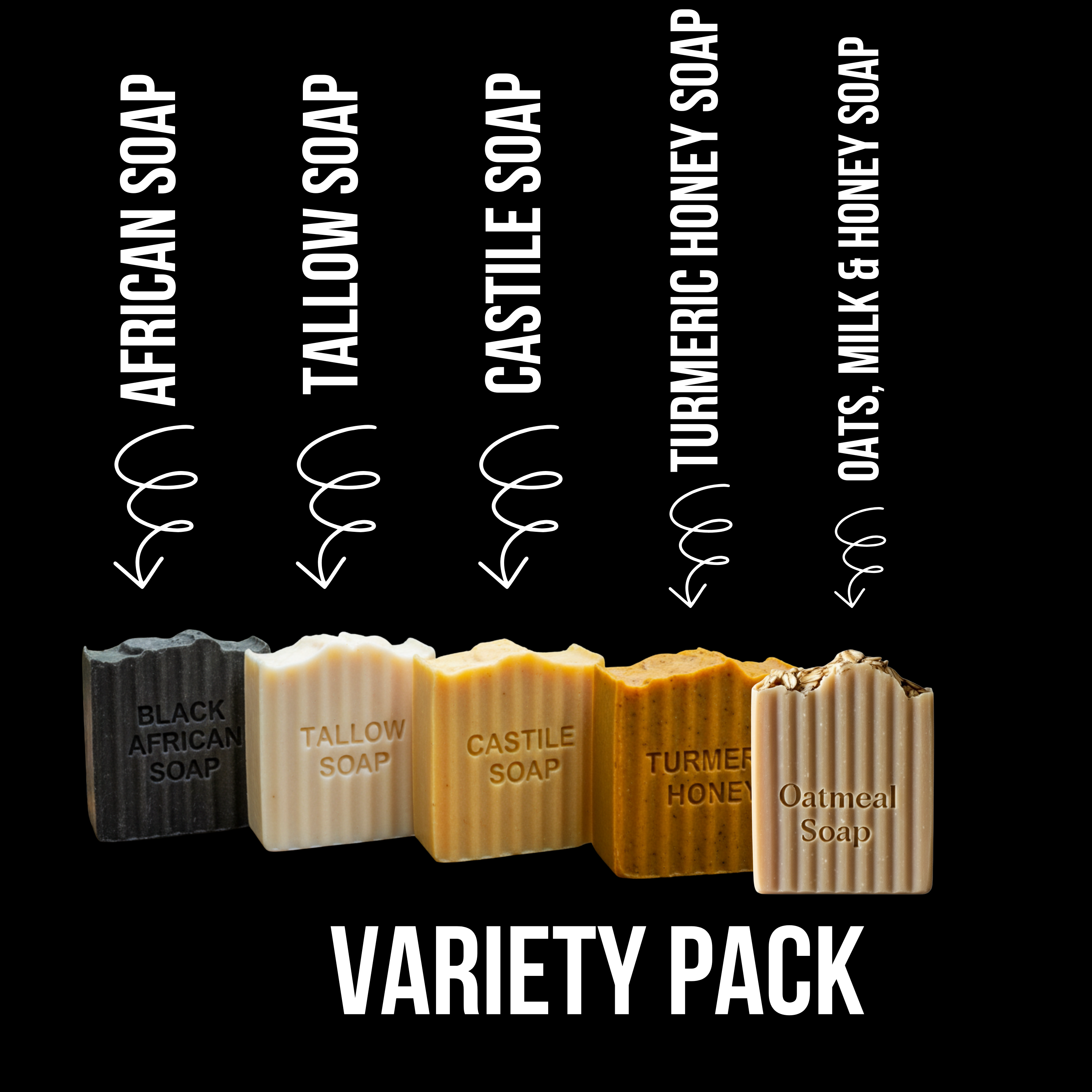 Handmade Soap Gift Set – 5 Natural Bars for Glowing, Healthy Skin (Men & Women)