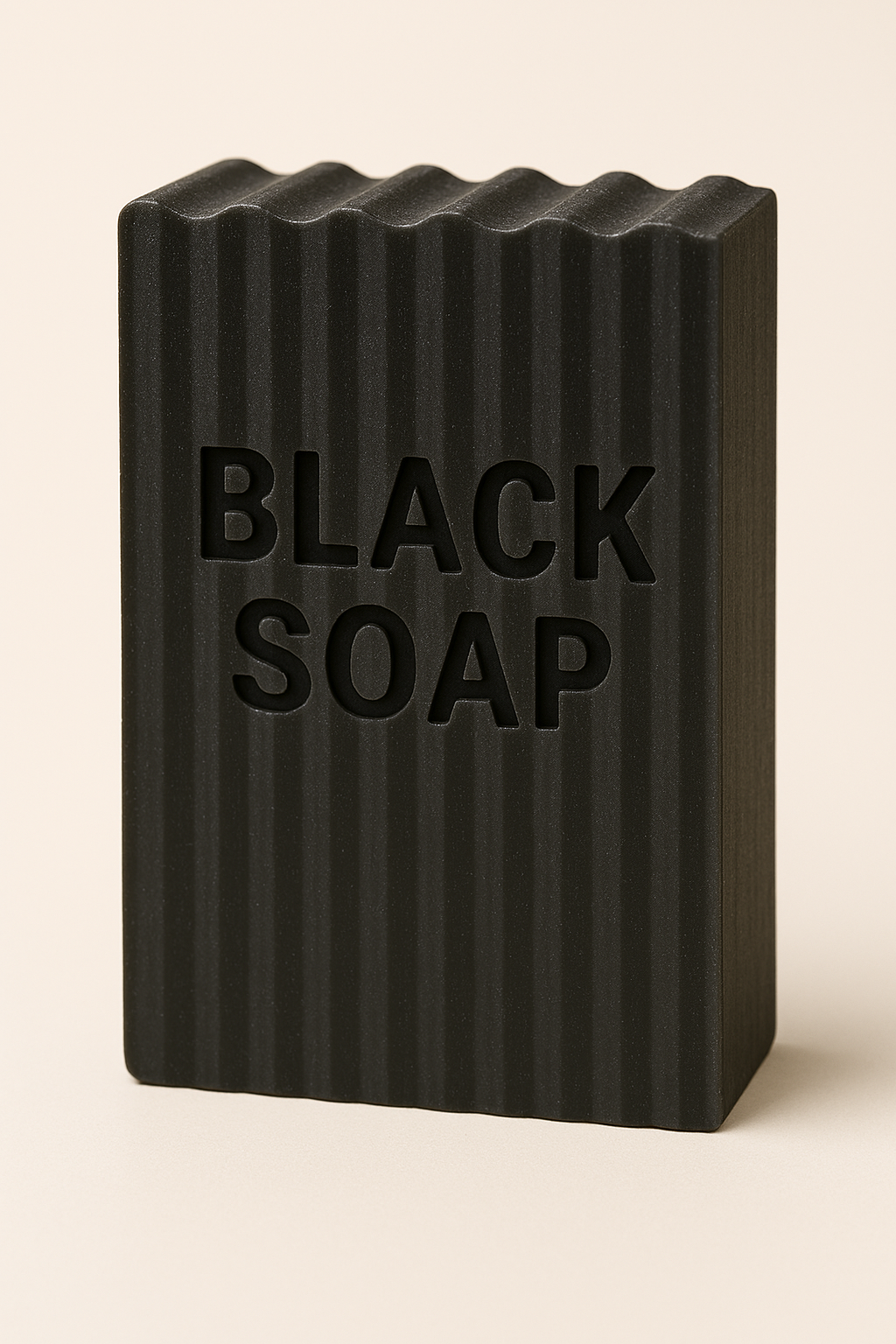Black Soap Bar for Face and Body - 1 Bar 