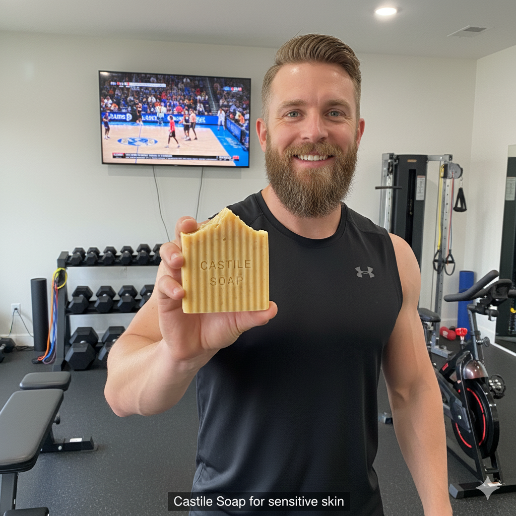 Back2Naturalness Pure Castile Soap Bar, 1 Bar, All Skin Types, 116g, Men and Women