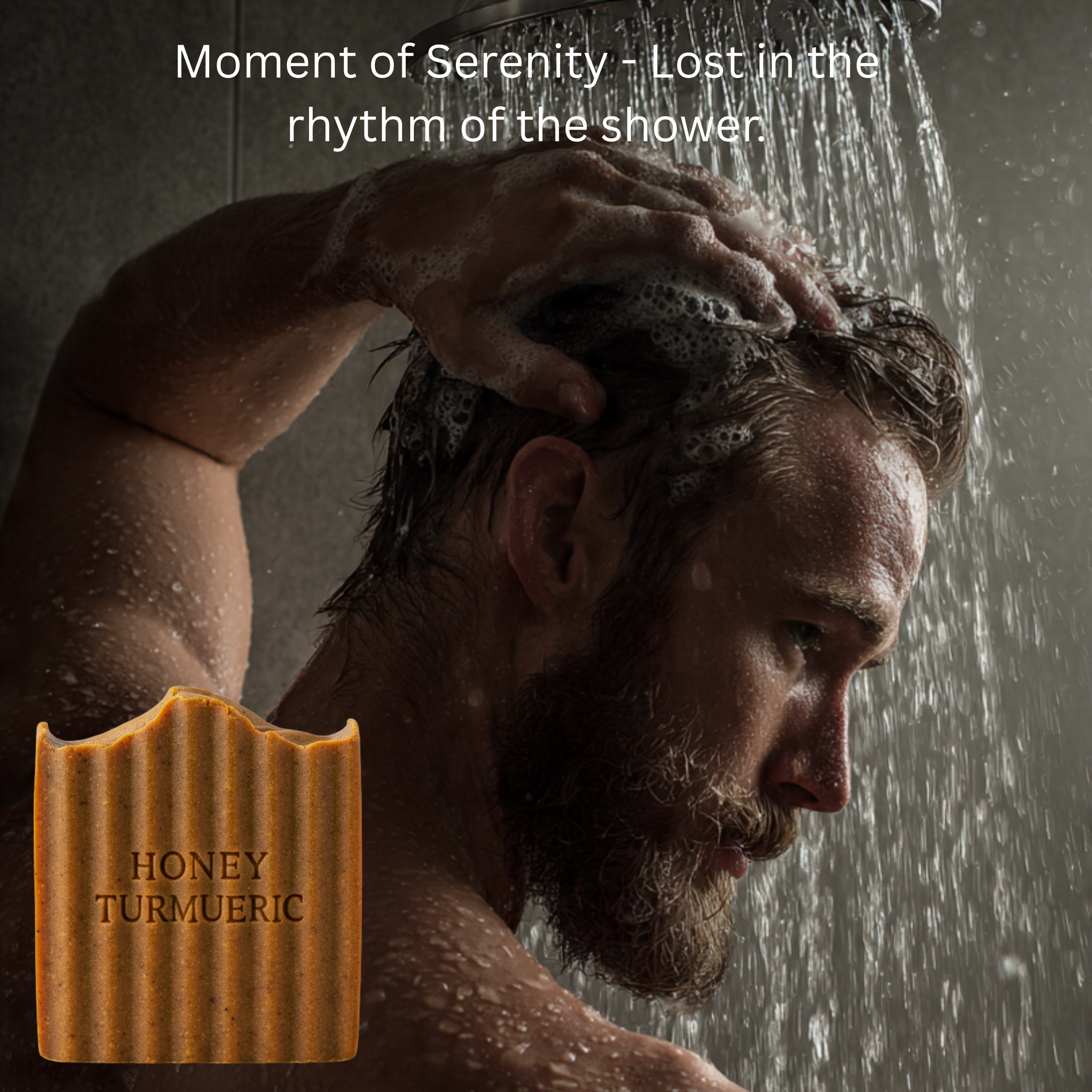 100% Natural Honey Turmeric Soap Bar for Glowing Skin - 1 Bar 