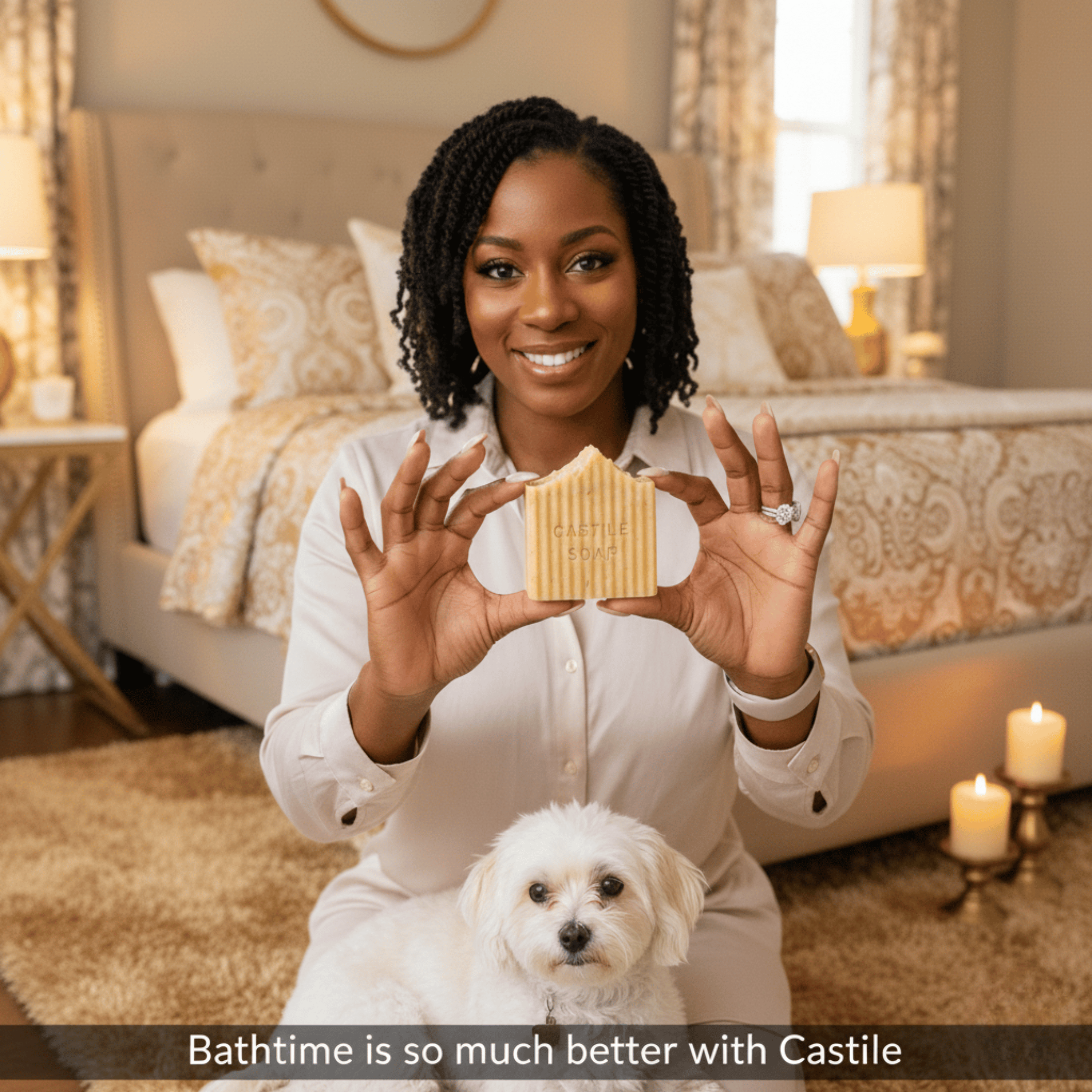 Back2Naturalness Pure Castile Soap Bar, 1 Bar, All Skin Types, 116g, Men and Women